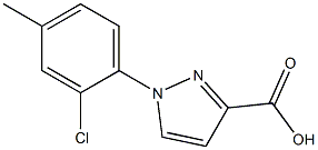 1-(2-chloro-4-methylphenyl)-1H-pyrazole-3-carboxylic acid