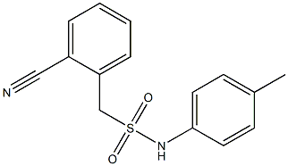 1-(2-cyanophenyl)-N-(4-methylphenyl)methanesulfonamide