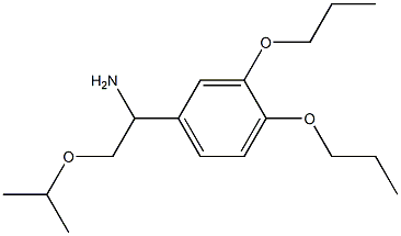 1-(3,4-dipropoxyphenyl)-2-(propan-2-yloxy)ethan-1-amine
