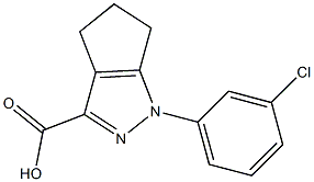 1-(3-chlorophenyl)-1,4,5,6-tetrahydrocyclopenta[c]pyrazole-3-carboxylic acid