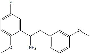 1-(5-fluoro-2-methoxyphenyl)-2-(3-methoxyphenyl)ethan-1-amine