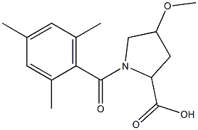 1-(mesitylcarbonyl)-4-methoxypyrrolidine-2-carboxylic acid