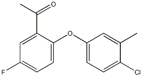1-[2-(4-chloro-3-methylphenoxy)-5-fluorophenyl]ethan-1-one