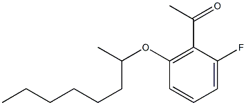 1-[2-fluoro-6-(octan-2-yloxy)phenyl]ethan-1-one