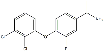 1-[4-(2,3-dichlorophenoxy)-3-fluorophenyl]ethan-1-amine