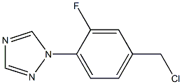 1-[4-(chloromethyl)-2-fluorophenyl]-1H-1,2,4-triazole