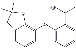 1-{2-[(2,2-dimethyl-2,3-dihydro-1-benzofuran-7-yl)oxy]phenyl}ethan-1-amine