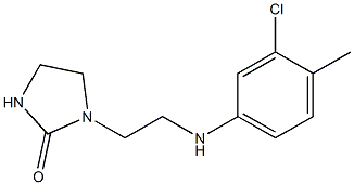 1-{2-[(3-chloro-4-methylphenyl)amino]ethyl}imidazolidin-2-one