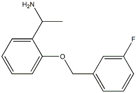 1-{2-[(3-fluorobenzyl)oxy]phenyl}ethanamine