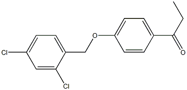 1-{4-[(2,4-dichlorophenyl)methoxy]phenyl}propan-1-one