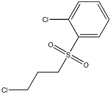 1-chloro-2-[(3-chloropropyl)sulfonyl]benzene