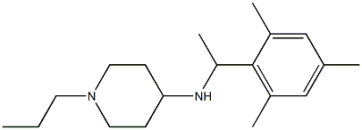 1-propyl-N-[1-(2,4,6-trimethylphenyl)ethyl]piperidin-4-amine