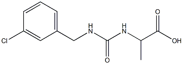 2-({[(3-chlorophenyl)methyl]carbamoyl}amino)propanoic acid