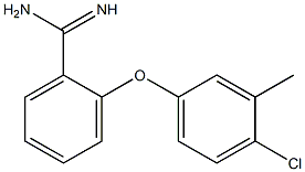 2-(4-chloro-3-methylphenoxy)benzene-1-carboximidamide|
