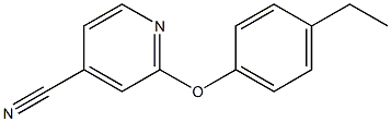 2-(4-ethylphenoxy)isonicotinonitrile Structure