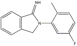 2-(5-fluoro-2-methylphenyl)-2,3-dihydro-1H-isoindol-1-imine