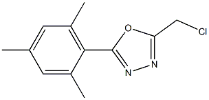 2-(chloromethyl)-5-(2,4,6-trimethylphenyl)-1,3,4-oxadiazole