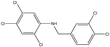 2,4,5-trichloro-N-[(3,4-dichlorophenyl)methyl]aniline
