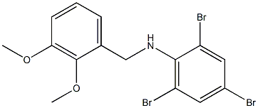 2,4,6-tribromo-N-[(2,3-dimethoxyphenyl)methyl]aniline