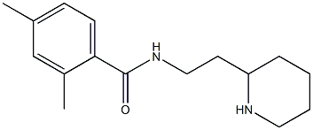 2,4-dimethyl-N-(2-piperidin-2-ylethyl)benzamide