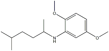 2,5-dimethoxy-N-(5-methylhexan-2-yl)aniline