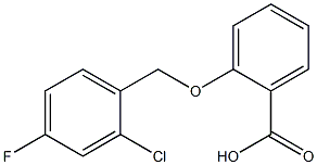 2-[(2-chloro-4-fluorophenyl)methoxy]benzoic acid