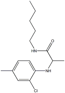 2-[(2-chloro-4-methylphenyl)amino]-N-pentylpropanamide