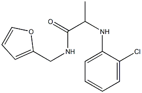 2-[(2-chlorophenyl)amino]-N-(furan-2-ylmethyl)propanamide