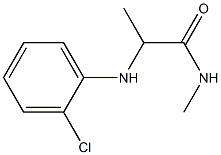 2-[(2-chlorophenyl)amino]-N-methylpropanamide