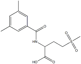 2-[(3,5-dimethylphenyl)formamido]-4-methanesulfonylbutanoic acid