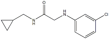 2-[(3-chlorophenyl)amino]-N-(cyclopropylmethyl)acetamide