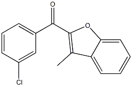 2-[(3-chlorophenyl)carbonyl]-3-methyl-1-benzofuran