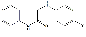 2-[(4-chlorophenyl)amino]-N-(2-methylphenyl)acetamide