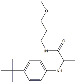 2-[(4-tert-butylphenyl)amino]-N-(3-methoxypropyl)propanamide