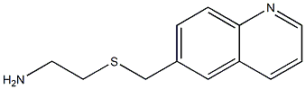 2-[(quinolin-6-ylmethyl)sulfanyl]ethan-1-amine Struktur
