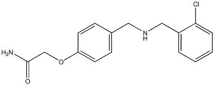 2-[4-({[(2-chlorophenyl)methyl]amino}methyl)phenoxy]acetamide