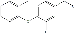 2-[4-(chloromethyl)-2-fluorophenoxy]-1,3-dimethylbenzene