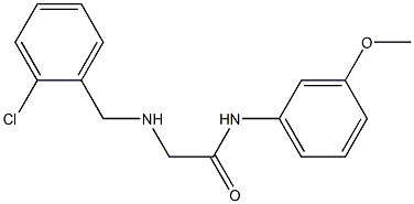 2-{[(2-chlorophenyl)methyl]amino}-N-(3-methoxyphenyl)acetamide