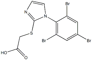 2-{[1-(2,4,6-tribromophenyl)-1H-imidazol-2-yl]sulfanyl}acetic acid