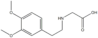 2-{[2-(3,4-dimethoxyphenyl)ethyl]amino}acetic acid