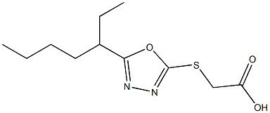 2-{[5-(heptan-3-yl)-1,3,4-oxadiazol-2-yl]sulfanyl}acetic acid
