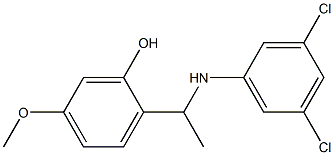 2-{1-[(3,5-dichlorophenyl)amino]ethyl}-5-methoxyphenol