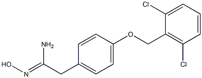 2-{4-[(2,6-dichlorophenyl)methoxy]phenyl}-N'-hydroxyethanimidamide