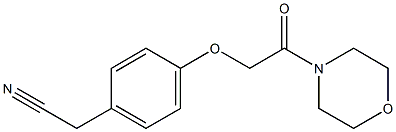 2-{4-[2-(morpholin-4-yl)-2-oxoethoxy]phenyl}acetonitrile
