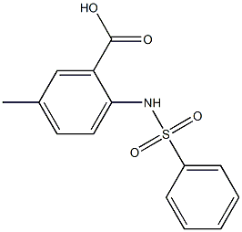 2-benzenesulfonamido-5-methylbenzoic acid