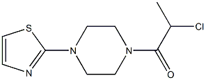 2-chloro-1-[4-(1,3-thiazol-2-yl)piperazin-1-yl]propan-1-one