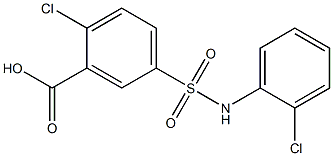 2-chloro-5-[(2-chlorophenyl)sulfamoyl]benzoic acid