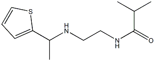 2-methyl-N-(2-{[1-(thiophen-2-yl)ethyl]amino}ethyl)propanamide