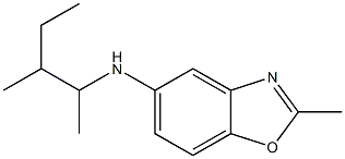 2-methyl-N-(3-methylpentan-2-yl)-1,3-benzoxazol-5-amine Structure