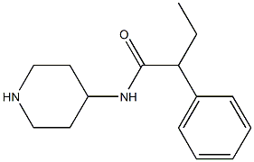 2-phenyl-N-(piperidin-4-yl)butanamide Struktur